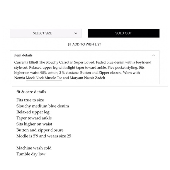 Current Elliott slouchy boyfriend jeans - Picture 7 of 10